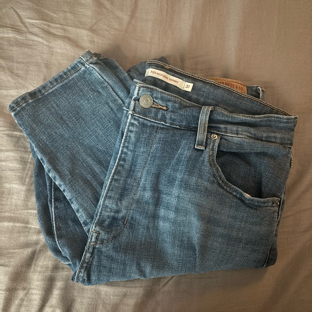 Levi's Blue Skinny Jeans Classic Style